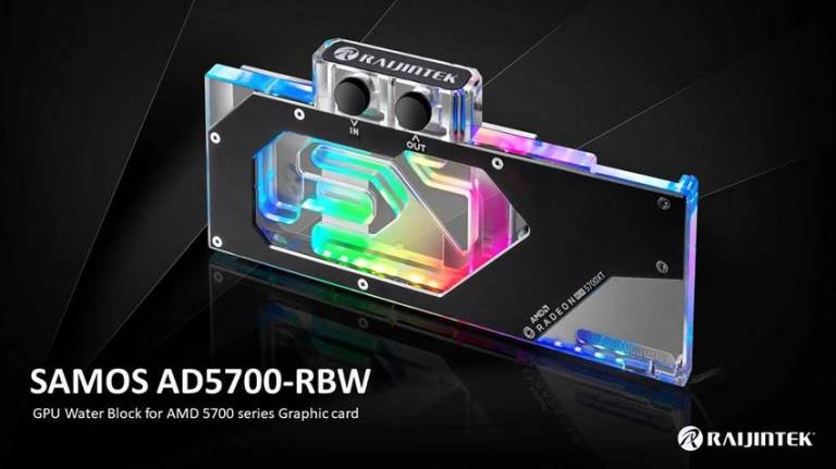 Raijintek AD5700 RBW, un nuovo waterblock RGB per le Radeon RX 5700