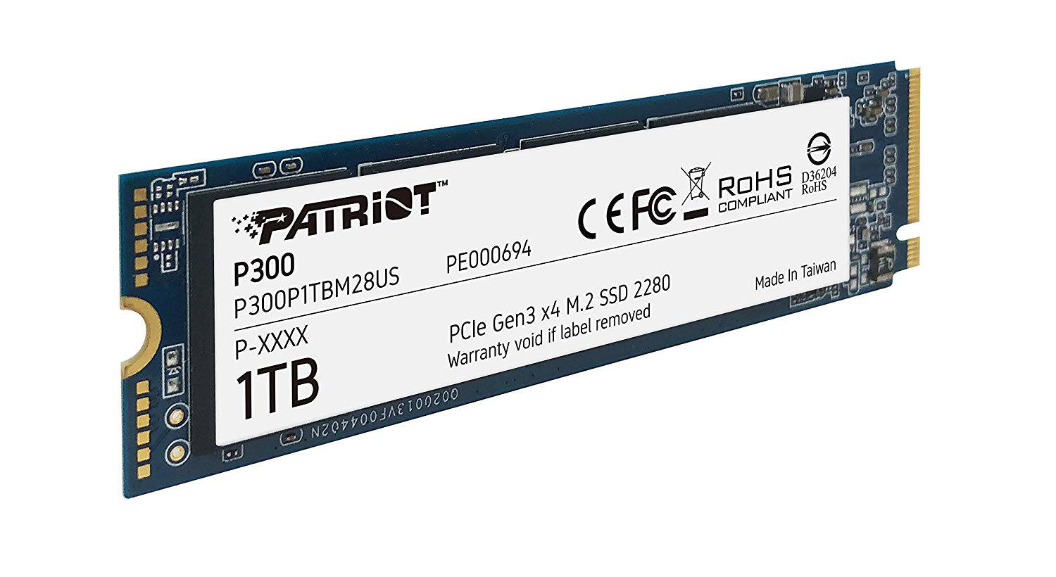 SSD Patriot P300, NVMe a basso prezzo per tutte le tasche
