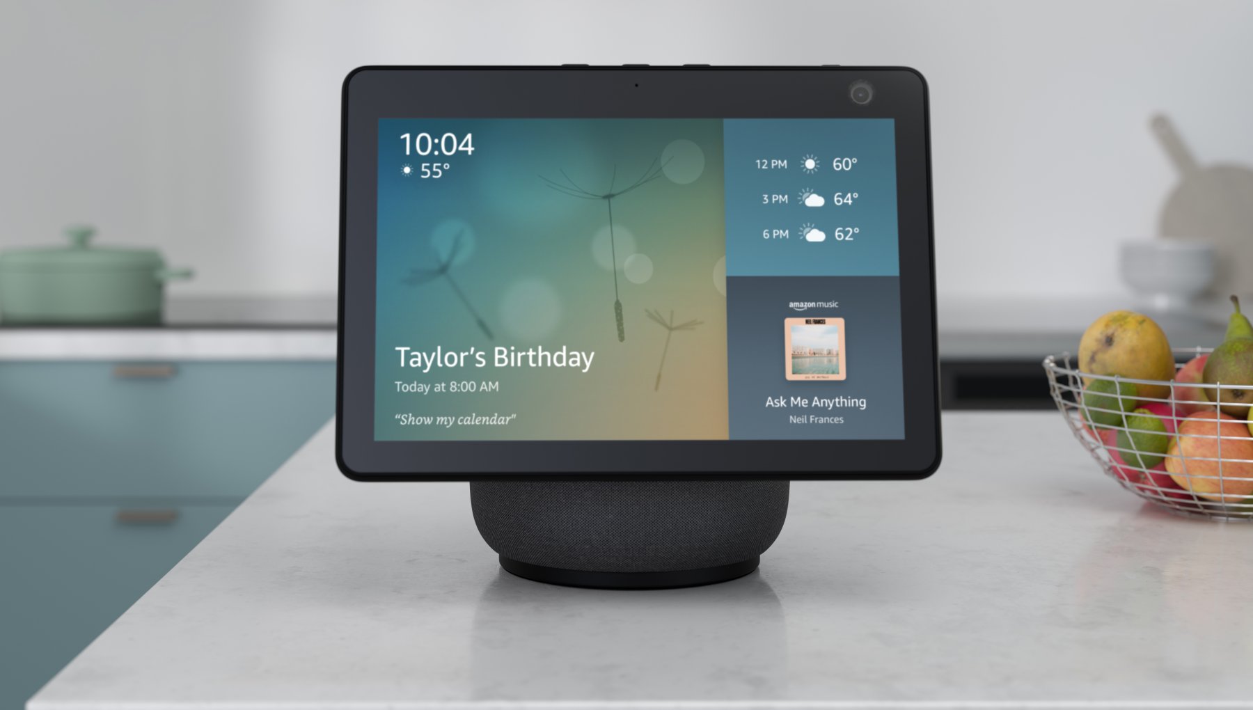Amazon Echo Show 10 di terza generazione, lo smart display che ti segue
