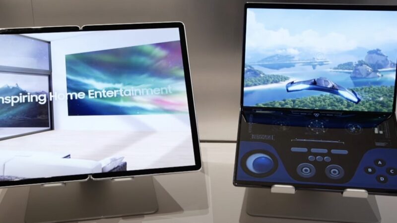 Samsung, a Las Vegas i prototipi dei nuovi smartphone pieghevoli