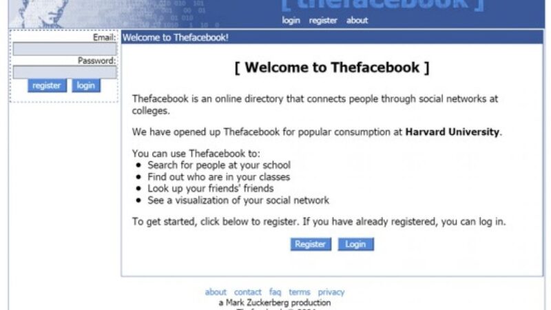 Com’era la prima versione di Facebook e i cinque studenti che la crearono