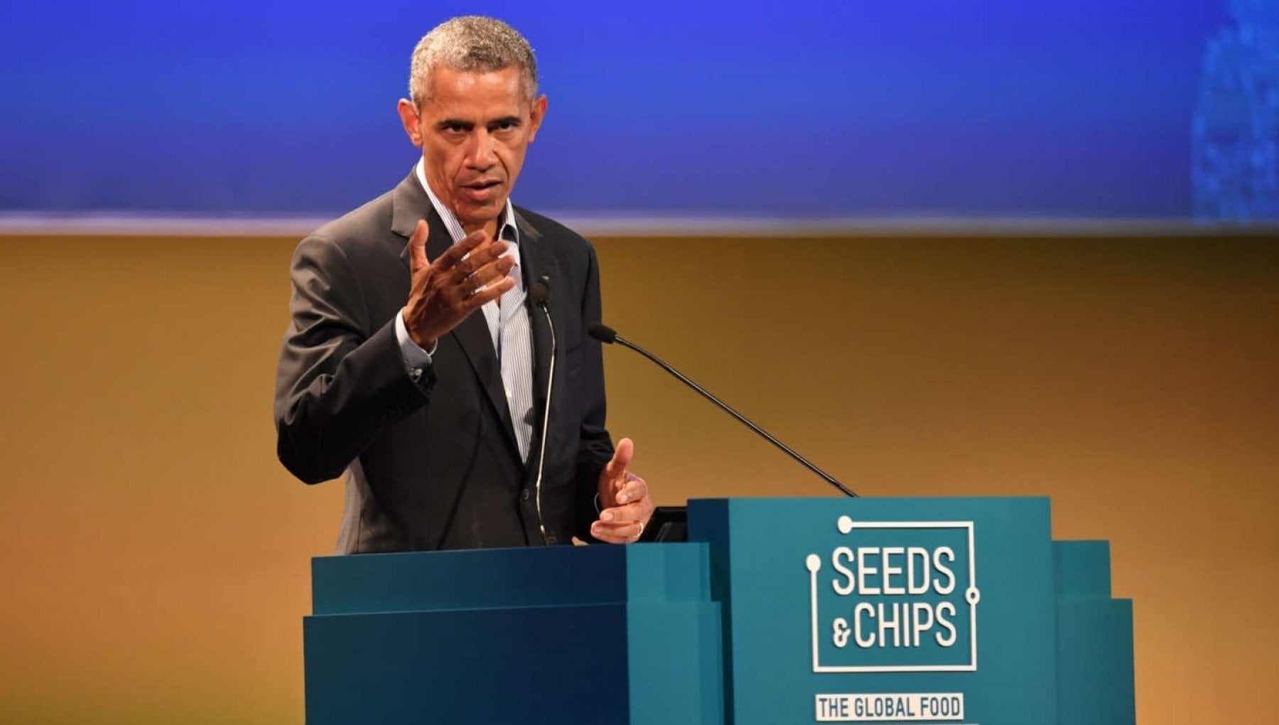 Obama al Seeds & Chips parla di cibo e innovazione e Milano si sente il centro del mondo